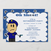 Uitnodiging tot uittreding van politieagenten (Voorkant / Achterkant)