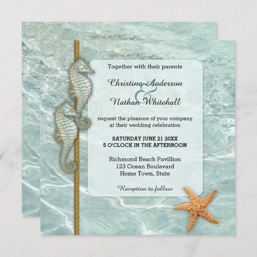 Uitnodiging tot uitwijking van de Nautical Aqua We (Voorkant / Achterkant)