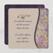 Uitnodiging tot uitzending over huwelijk tussen Da (Voorkant / Achterkant)