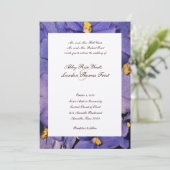 Uitnodiging tot uitzending van Afrikaanse Violets  (Staand voorkant)