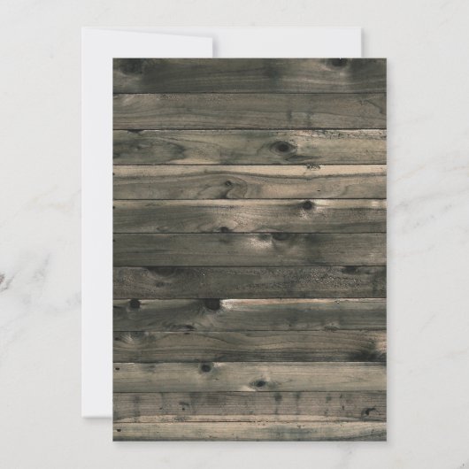 Uitnodiging tot uitzending van buck en Doe van het (Achterkant)