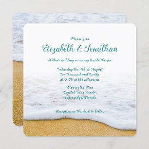 Uitnodiging tot uitzending van Casual bruiloft voo