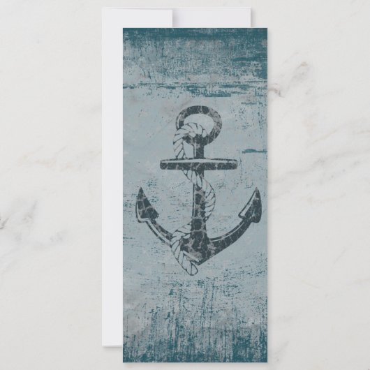 Uitnodiging tot uitzending van een trouwe anchor-v (Achterkant)