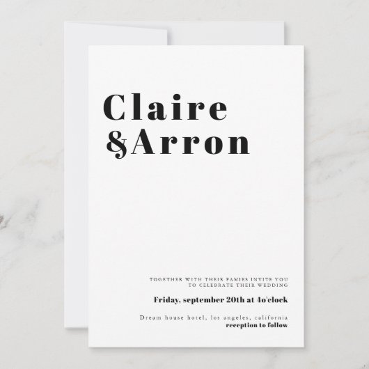 Uitnodiging tot uitzending van Elegant en Trendy W (Voorkant)