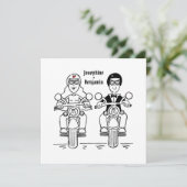 Uitnodiging tot uitzending van gepersonaliseerde f (Staand voorkant)