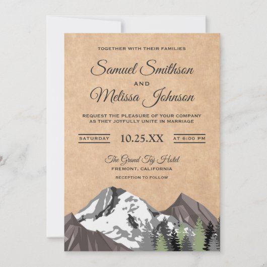 Uitnodiging tot uitzending van het Bodenwoud van h (Voorkant)