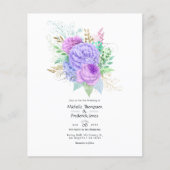 Uitnodiging tot uitzending van het lentehuwelijk flyer (Voorkant)