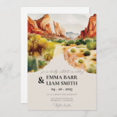 Uitnodiging tot uitzending van het nationaal park  (Voorkant / Achterkant)