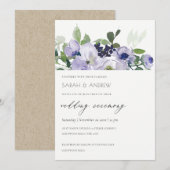 Uitnodiging tot uitzending van het Paarse bruisend (Voorkant / Achterkant)