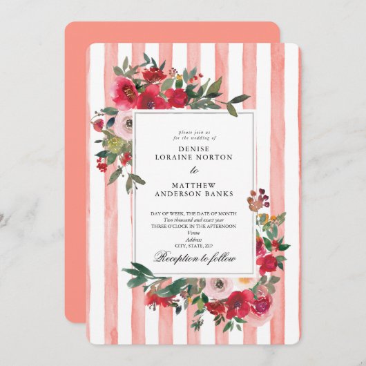 Uitnodiging tot uitzending van het Woestijnhuwelij (Voorkant / Achterkant)