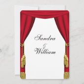 Uitnodiging tot uitzending van Movie Theme Wedding (Achterkant)