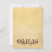 Uitnodiging tot uitzending van  ridder (Achterkant)