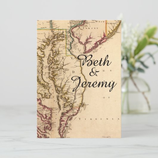 Uitnodiging tot uitzending van Rustige  Chesapeake (Staand voorkant)