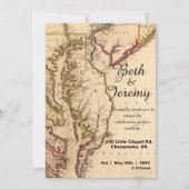 Uitnodiging tot uitzending van Rustige  Chesapeake (Achterkant)