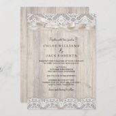 Uitnodiging tot uitzending van Rustische kant en (Voorkant / Achterkant)