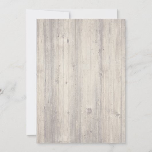 Uitnodiging tot uitzending van Rustische kant en (Achterkant)