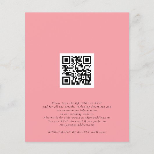 Uitnodiging tot uitzending van Sakura QR-code (Achterkant)