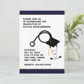 Uitnodiging tot urse Graduation Party (Staand voorkant)