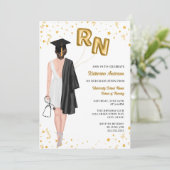 Uitnodiging tot urse Graduation Party (Staand voorkant)