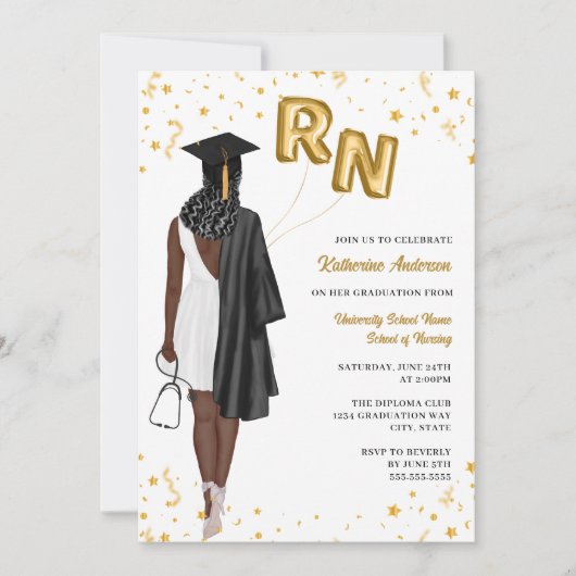 Uitnodiging tot verpleging van een studiecyclus (Voorkant)