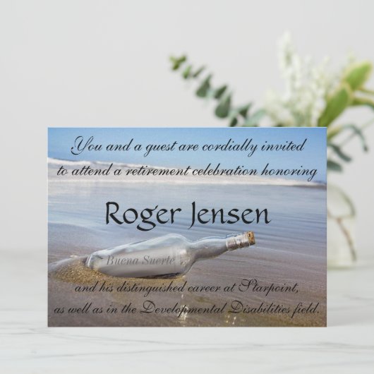 Uitnodiging tot vervroegde uittreding (Staand voorkant)