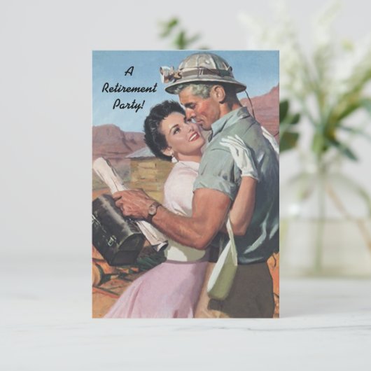 Uitnodiging tot vervroegde uittreding met fun Retr (Staand voorkant)