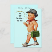 Uitnodiging tot vervroegde uittreding met fun Retr (Voorkant / Achterkant)