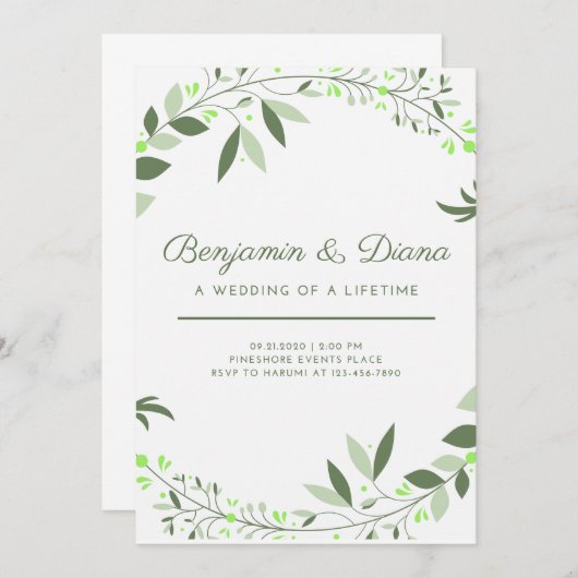 Uitnodiging tot vervroegde uitzending (Voorkant / Achterkant)