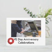 Uitnodiging tot viering van VE Day (Staand voorkant)