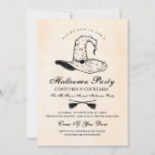 Uitnodiging tot Vintage-heks-partij (Voorkant)