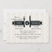 Uitnodiging tot voedsel en Drink (Voorkant)