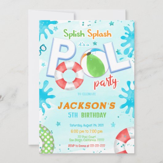 uitnodiging tot vrijdag (Voorkant)