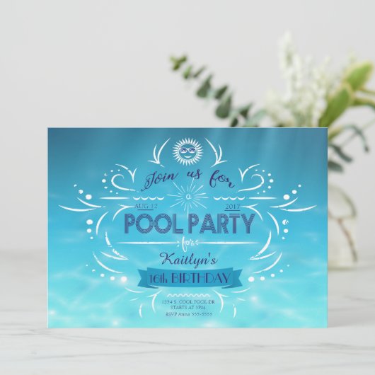 uitnodiging tot vrijdag (Staand voorkant)