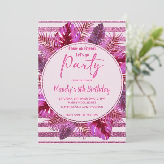 uitnodiging tot vrijdag (Staand voorkant)