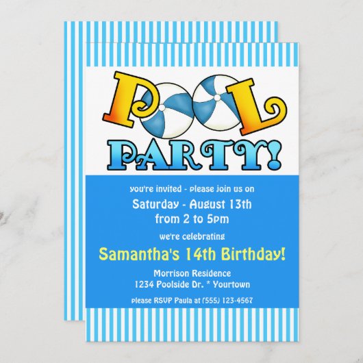 uitnodiging tot vrijdag (Voorkant / Achterkant)