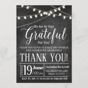 Uitnodiging tot waardering, dankbaar voor