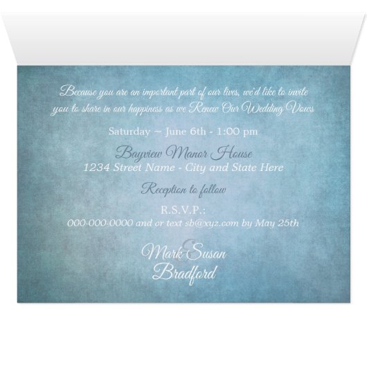 Uitnodiging tot weddenschap met Woten vernieuwen - (Binenzijde Horizontaal (Onderkant))