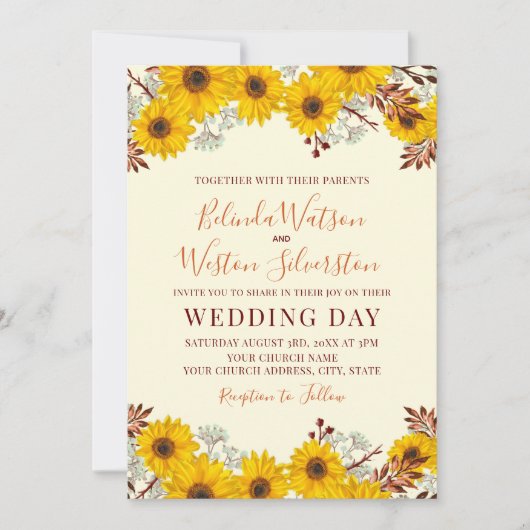 Uitnodiging tot weddenschap op het Rustische Zonne (Voorkant)