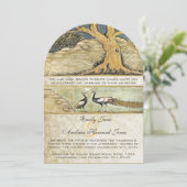 Uitnodiging tot weddenschap over het Rustige bos P (Staand voorkant)