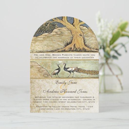 Uitnodiging tot weddenschap over het Rustige bos P (Staand voorkant)