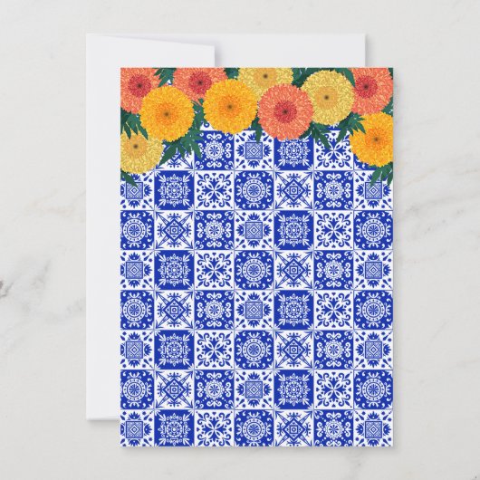 Uitnodiging tot weddenschap tussen Mexicaanse Tile (Achterkant)