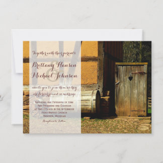 Uitnodiging tot weddenschap tussen Rustic Wood doo