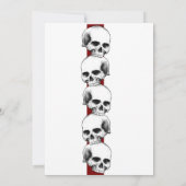 Uitnodiging tot weddenschappen op het rode (rode) (Achterkant)