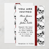 Uitnodiging tot weddenschappen op het rode (rode) (Voorkant / Achterkant)