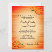 Uitnodiging tot weddenschappen op Oranje, roestvri (Voorkant)