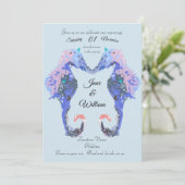 Uitnodiging tot weddenschappen op zee (Staand voorkant)