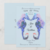 Uitnodiging tot weddenschappen op zee (Voorkant / Achterkant)