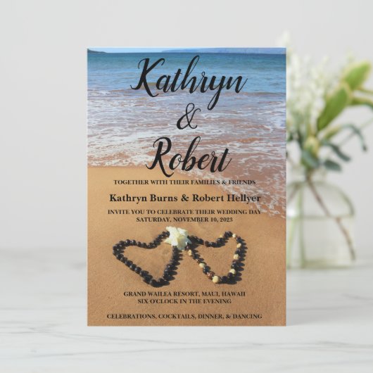 Uitnodiging tot weduwen en weduwen (Staand voorkant)