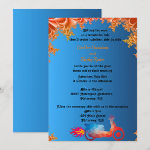 Uitnodiging tot weduwen met meerdere kleuren