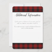 Uitnodiging tot weduwen met rood en zwart (Achterkant)